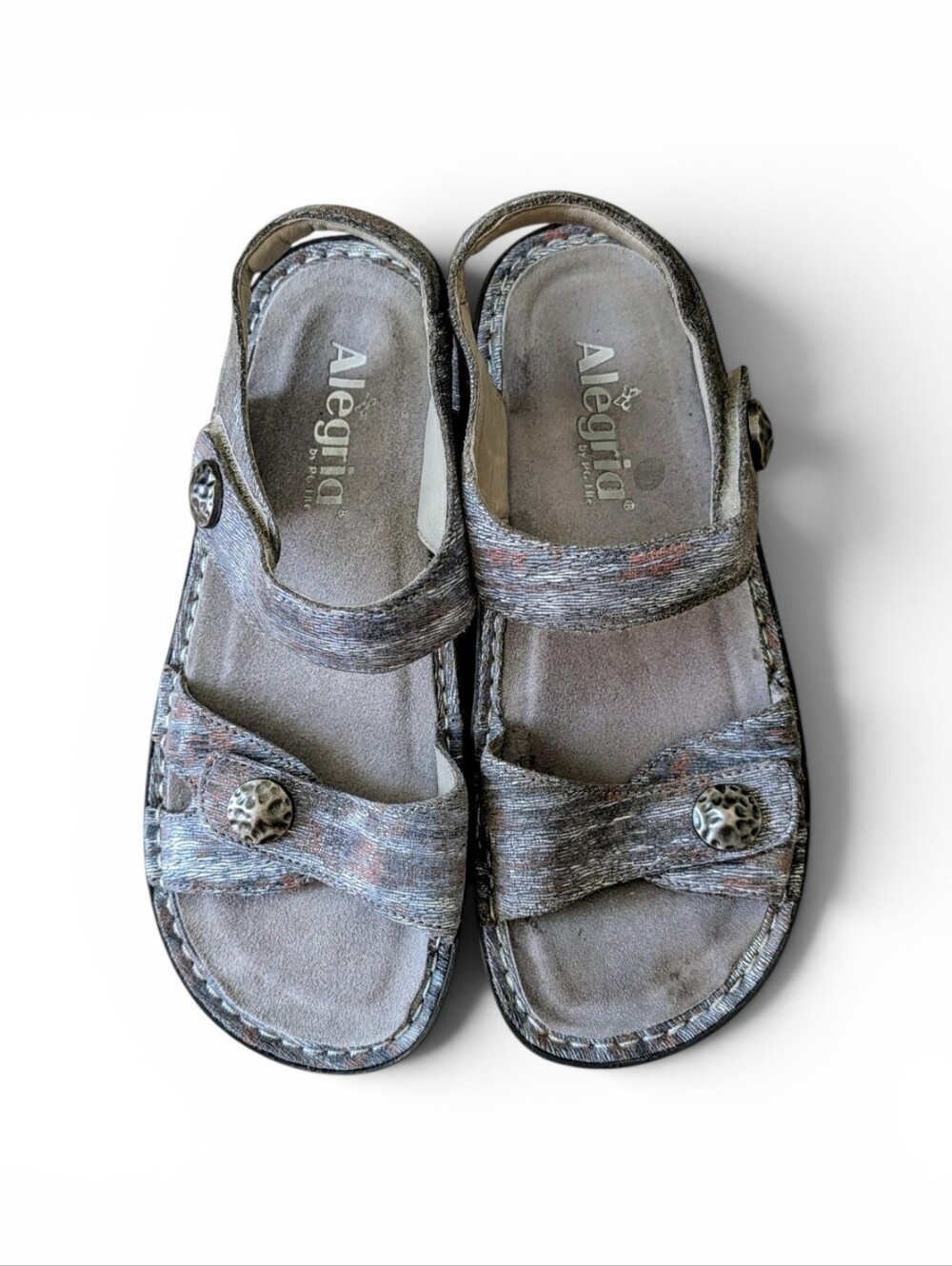 Alegria Leather Sandals Size 37